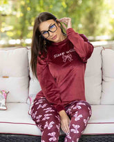 بيجامة حريمي هايدي مطبوعه 3