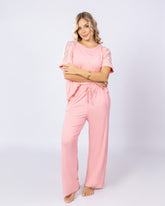 بيجامة حريمي فسكوز دانتل