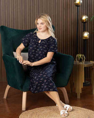 قميص نوم حريمي 1/4 كم (2)