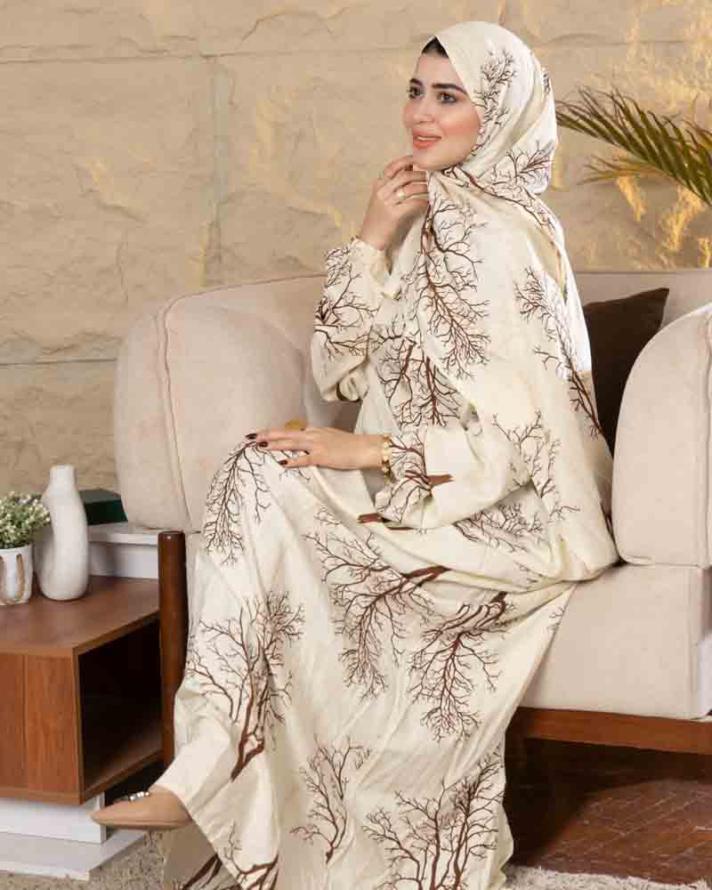 إسدال حريمي نسيج فبران (4)
