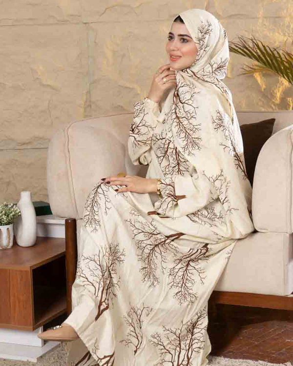 إسدال حريمي نسيج فبران (4)