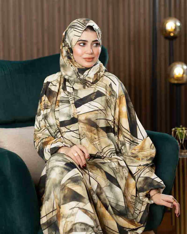 إسدال حريمي نسيج فبران (5)