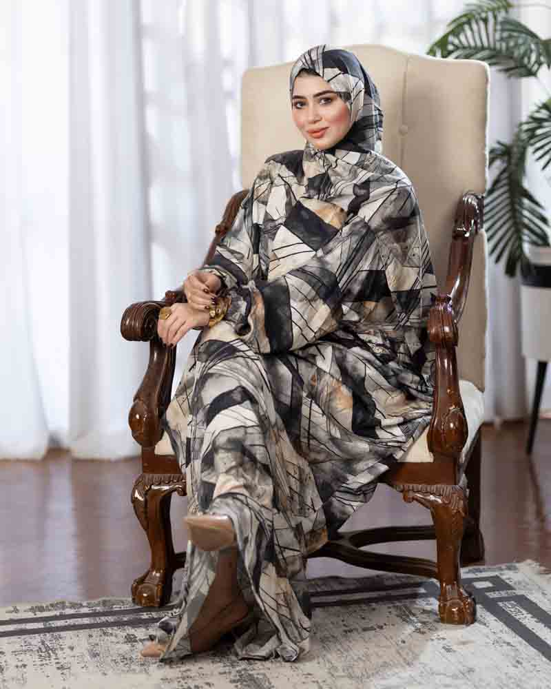 إسدال حريمي نسيج فبران (5)