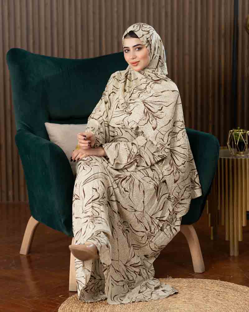 إسدال حريمي نسيج فبران (7)