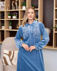 عبايا حريمي شتوي مطرزه هايدي (6)