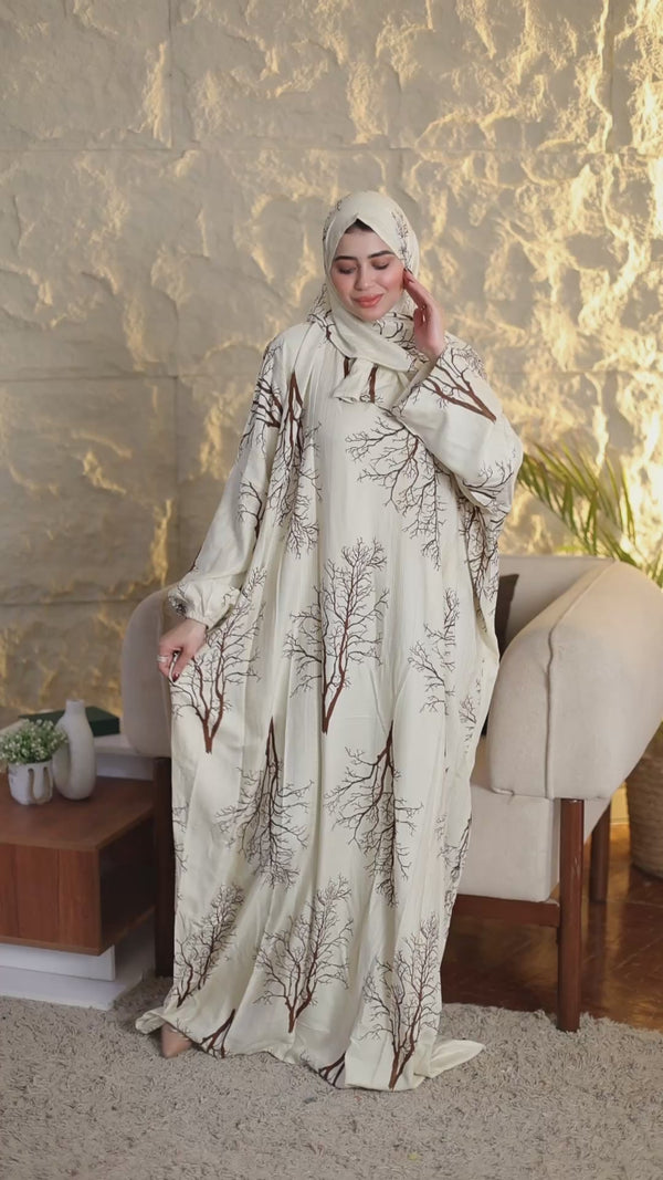 إسدال حريمي نسيج فبران (4)