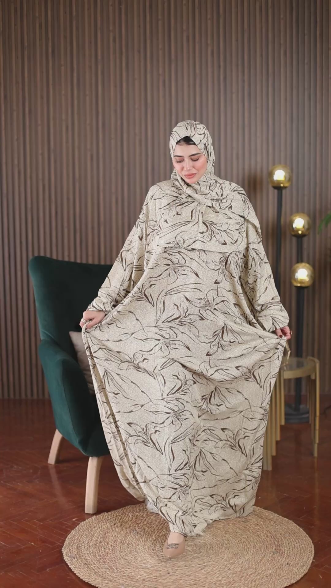 إسدال حريمي نسيج فبران (7)