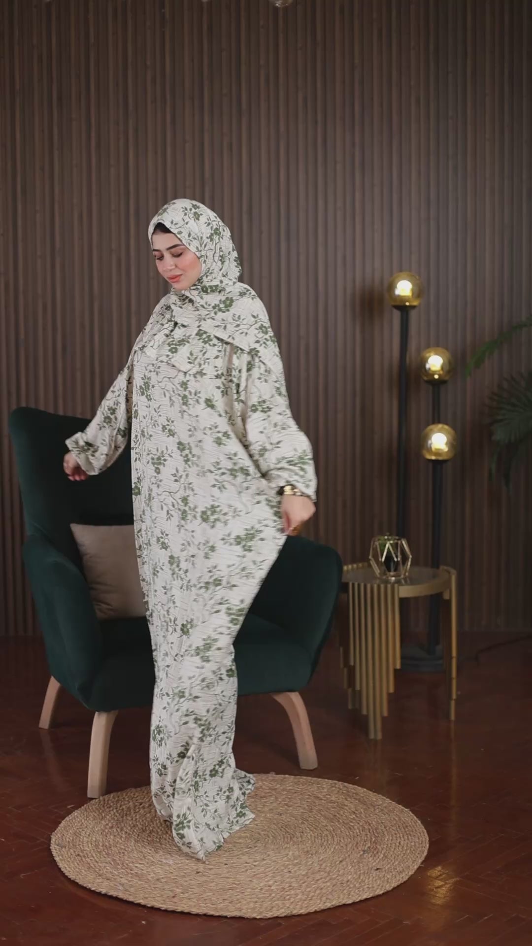 إسدال حريمي نسيج فبران (6)