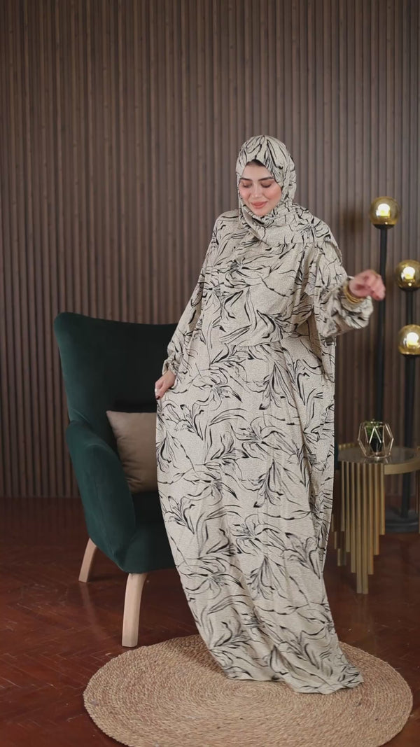 إسدال حريمي نسيج فبران (7)
