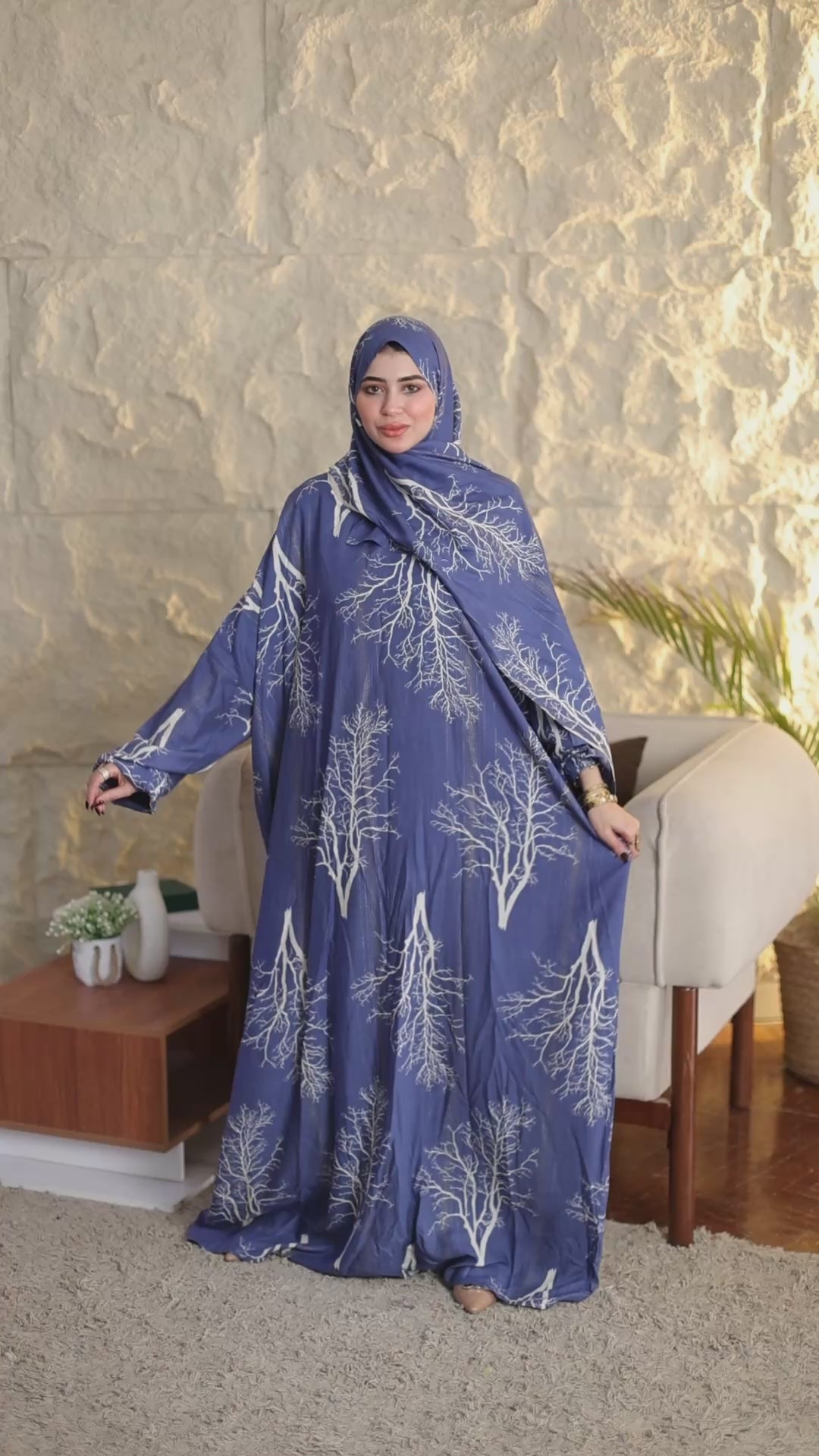 إسدال حريمي نسيج فبران (4)