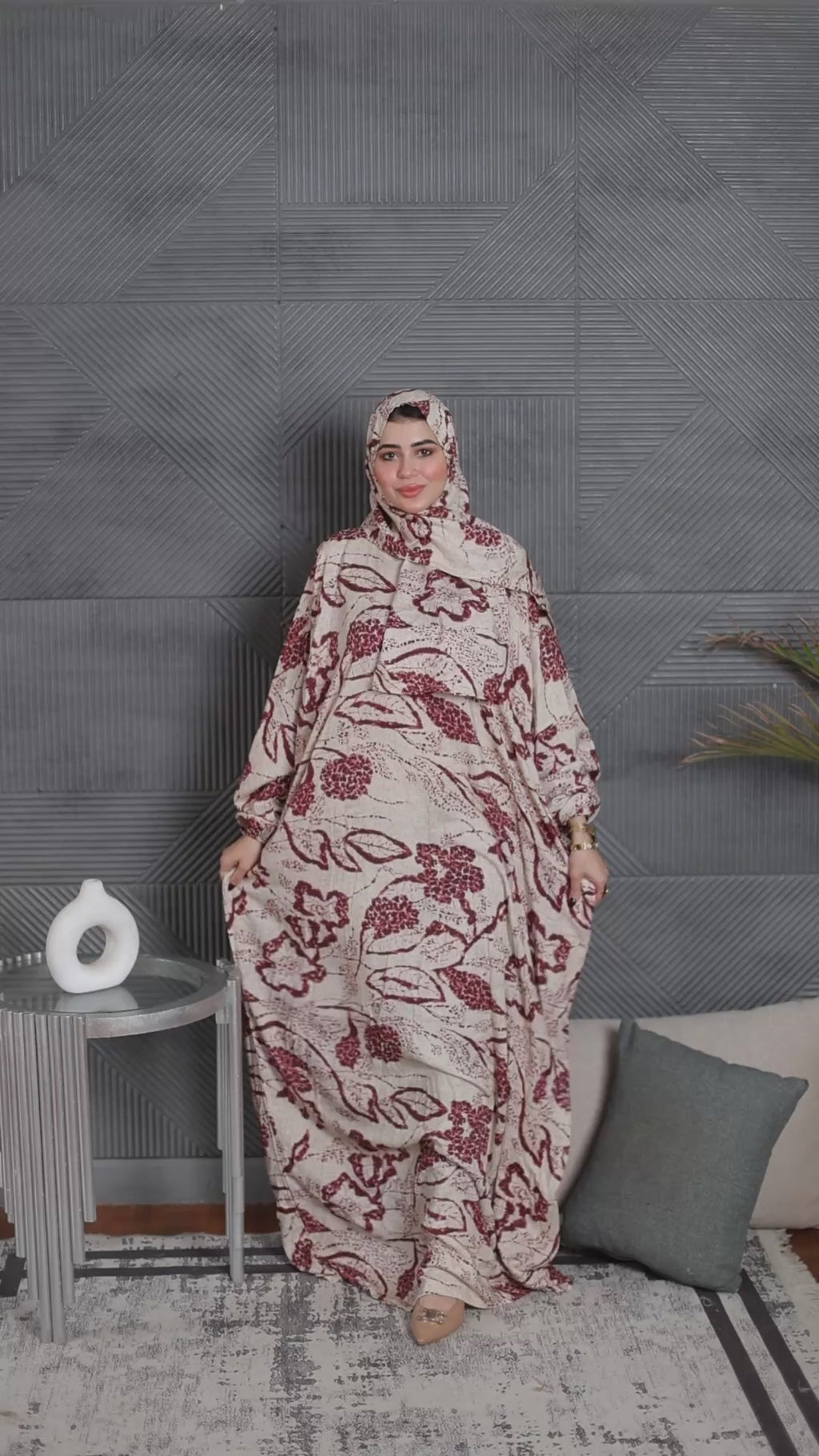 إسدال حريمي نسيج فبران (3)