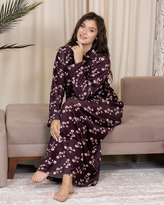 عباية حريمي شتوي مطبوعه هايدي (5)