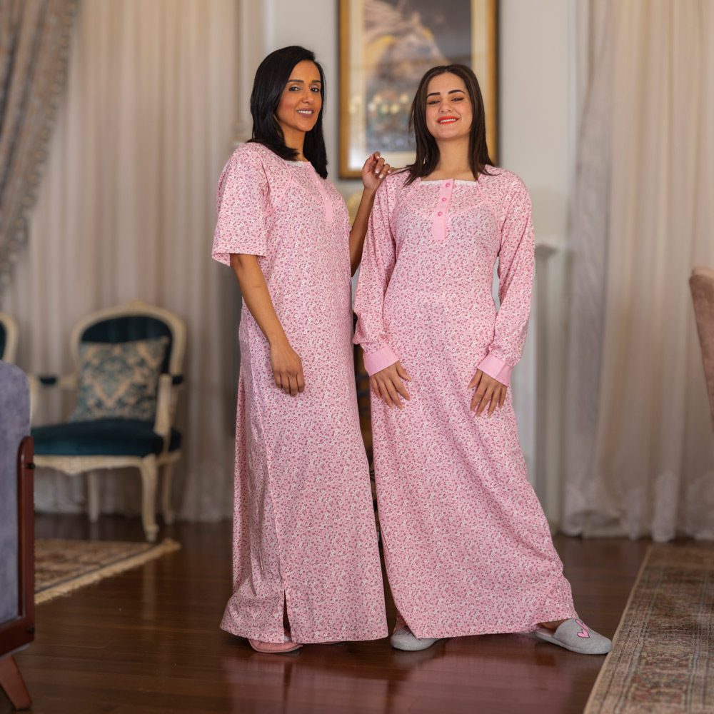 Woman Long Sleeve NightGown 6
